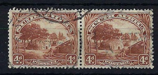 Image of South Africa SG 35c FU British Commonwealth Stamp